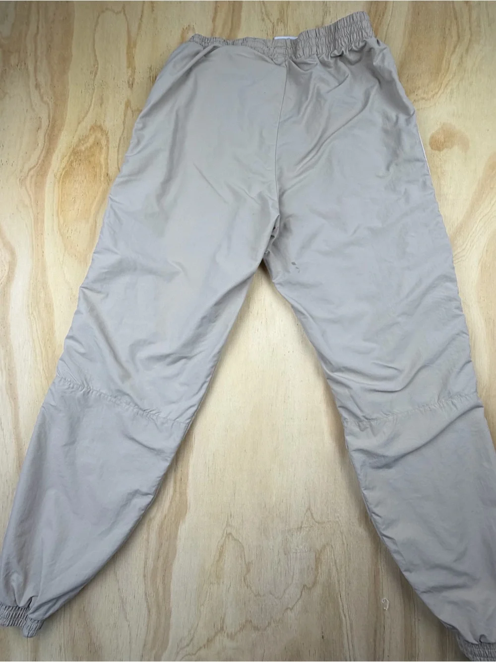 Adidas Originals Beige Joggers Women's Size S Track Pants 3-Stripe Athletic - Picture 14 of 16